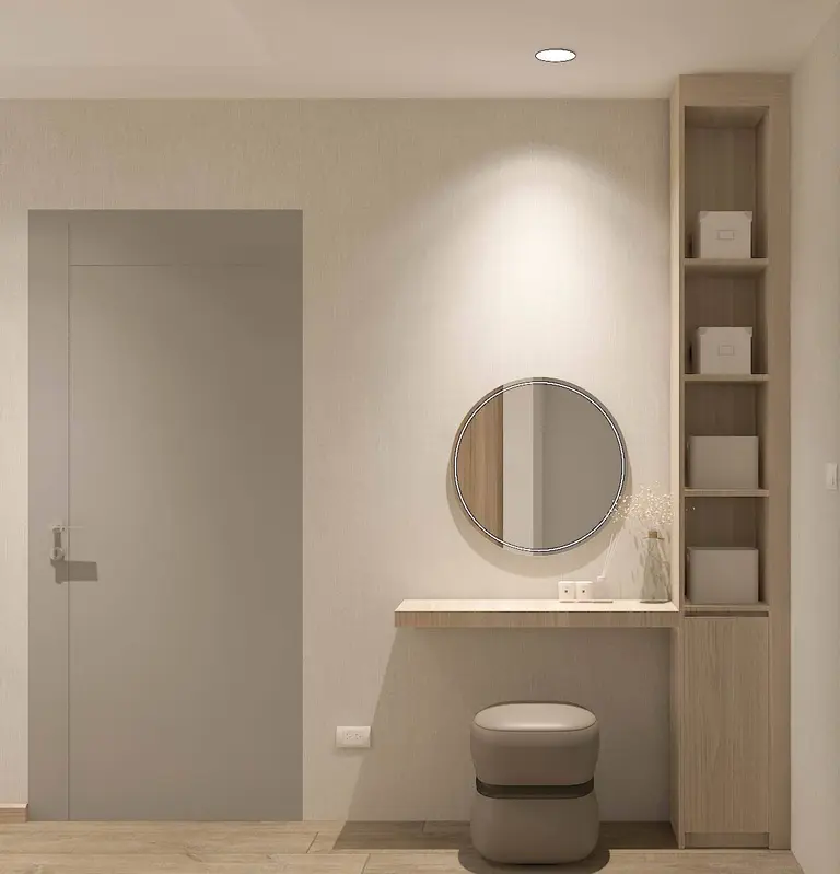 ห้องแต่งตัวคอนโดสไตล์ Minimal / Muji / Scandinavian